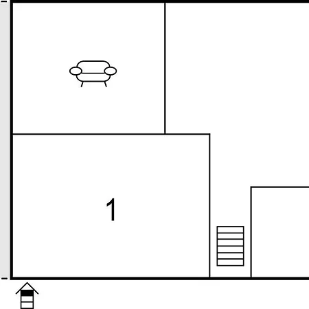 דירה 1 Bedroom Cozy In